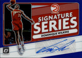 2020-21 Dominique Wilkins Donruss Optic PURPLE SIGNATURE SERIES AUTO AUTOGRAPH #SS-DWL Atlanta Hawks HOF