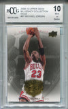 2009-10 Michael Jordan Upper Deck MJ LEGACY COLLECTION GOLD BCCG 10 #67 Chicago Bulls HOF 2455