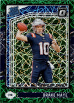 2024 Drake Maye Donruss Optic GREEN LASER RATED ROOKIE RC #229 New England Patriots 2