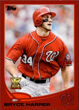2013 Bryce Harper Topps TARGET RED BORDER #1 Washington Nationals *NRMT EDGE*