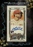 2025 Levi Jordan Topps Allen & Ginter MINI FRAMED ROOKIE AUTO 11/25 AUTOGRAPH #MA-LJO Cincinnati Reds