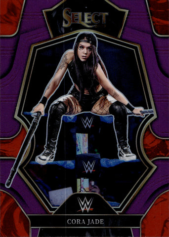 2023 Cora Jade Panini Select WWE PREMIER LEVEL PURPLE 10/99 #114 NXT