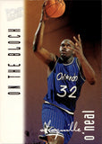 1996-97 Shaquille O'Neal Fleer Ultra ON THE BLOCK #135 Los Angeles Lakers HOF 3