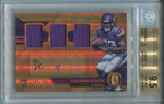 2017 Dalvin Cook Panini Gold Standard ROOKIE TRIPLE JERSEY AUTO 27/49 AUTOGRAPH RELIC BGS 9.5/10 #287 Minnesota Vikings 6463