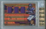 2017 Dalvin Cook Panini Gold Standard ROOKIE TRIPLE JERSEY AUTO 27/49 AUTOGRAPH RELIC BGS 9.5/10 #287 Minnesota Vikings 6463