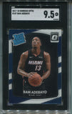 2017-18 Bam Adebayo Donruss Optic RATED ROOKIE RC SGC 9.5 #187 Miami Heat 4342