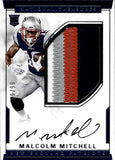 2016 Malcolm Mitchell National Treasures RPS ROOKIE PATCH AUTO 56/99 AUTOGRAPH RELIC #124 New England Patriots
