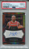 2024-25 Steve Francis Panini Select SIGNATURES TIE DYE AUTO 05/25 AUTOGRAPH PSA 10 #SIG-STV Houston Rockets 9775