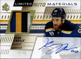 2019-20 Ryan O'Reilly Upper Deck SP Authentic LIMITED AUTO MATERIALS PATCH 43/50 AUTOGRAPH RELIC #47 St. Louis Blues