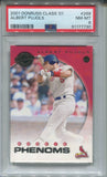 2001 Albert Pujols Donruss Class of 2001 ROOKIE PHENOMS 190/625 RC PSA 8 #268 St. Louis Cardinals 7730