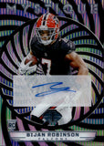 2023 Bijan Robinson Panini Illusions PLATINUM BLUE ROOKIE MYSTIQUE AUTO 14/15 AUTOGRAPH #3 Atlanta Falcons