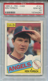 1983 Ken Forsch O-PEE-CHEE PSA 10 #141 California Angels 4282