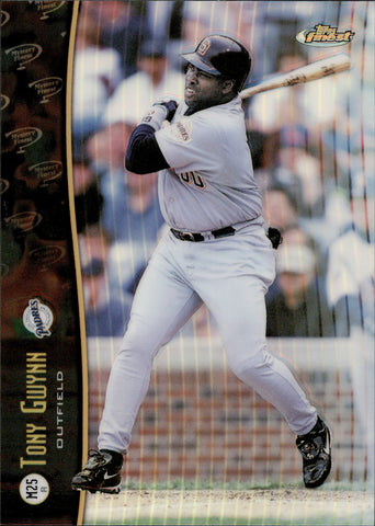 1998 Tony Gwynn Barry Bonds Topps Finest MYSTERY REFRACTOR #M25 Padres Giants