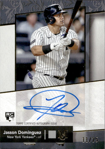 2024 Jasson Dominguez Topps Museum Collection ROOKIE AUTO 11/25 AUTOGRAPH #AA-JD New York Yankees