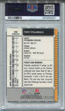 2007 Troy Polamalu Topps Finest BLUE REFRACTOR 103/299 PSA 9 #99 Pittsburgh Steelers HOF 3007