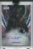 2023 Carey Jones as Krrsantan Topps Chrome Black Star Wars AUTO AUTOGRAPH #A-CJ