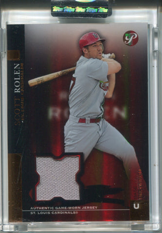 2005 Scott Rolen Topps Pristine UNCIRCULATED UNCOMMON JERSEY 038/100 RELIC #133 St. Louis Cardinals HOF