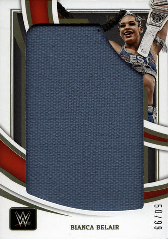 2022 Bianca Belair Panini Immaculate WWE JUMBO MAT 50/99 RELIC #RC-BBL2 Monday Night Raw