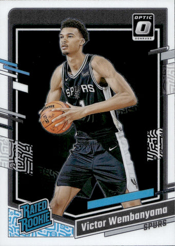 2023-24 Victor Wembanyama Donruss Optic RATED ROOKIE RC #225 San Antonio Spurs 5