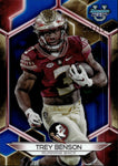 2023 Trey Benson Bowman's Best University BLUE REFRACTOR ROOKIE 141/150 RC #37 Arizona Cardinals