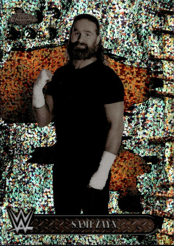 2025 Sami Zayn Topps Chrome Cactus Jack SPECKLE REFRACTOR 298/299 #72