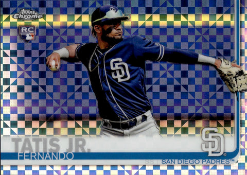 2019 Fernando Tatis Jr. Topps Chrome XFRACTOR ROOKIE RC #203 San Diego Padres *NRMT*