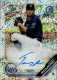 2019 Tommy Romero Bowman Chrome SPECKLE REFRACTOR AUTO AUTOGRAPH #CPA-TR Tampa Bay Rays