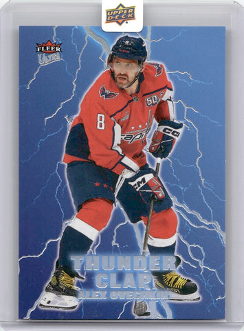 2024-25 Alex Ovechkin Upper Deck Fleer Ultra THUNDER CLAP #5 Washington Capitals