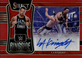 2022 LA Knight Panini Select WWE RED RINGSIDE ACTION SIGNATURES AUTO 33/99 AUTOGRAPH #RA-LAK Friday Night Smackdown