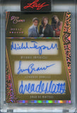 2025 Michael Imperioli Lorraine Bracco Drea De Matteo Dominic Chianese Katherine Narducci Federico Castelluccio Leaf Red Carpet GOLD FOIL HEXAD 6 WAY AUTO 1/1 ONE OF ONE AUTOGRAPH #H-4 Sopranos