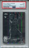 2018 Tyler O'Neill Topps Chrome NEGATIVE REFRACTOR ROOKIE RC PSA 10 #35 St. Louis Cardinals 3645