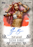 2016 Sasha Banks Topps Undisputed WWE DIVAS AUTO 157/299 AUTOGRAPH #UA-SB Monday Night Raw