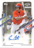 2021 Evan Carter Topps Pro Debut ROOKIE AUTO AUTOGRAPH #PD-29 Texas Rangers 1