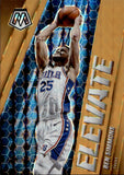 2020-21 Ben Simmons Panini Mosaic ORANGE ELEVATE 22/25 #22 Philadelphia 76ers