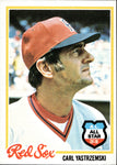 1978 Carl Yastrzemski Topps #40 Boston Red Sox HOF BV $25