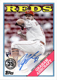 2023 Graham Ashcraft Topps ROOKIE 1988 DESIGN AUTO AUTOGRAPH RC #88BA-GA Cincinnati Reds