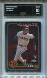 2024 Jung Hoo Lee Topps Chrome ROOKIE RC GMA 10 #201 San Francisco Giants 8072