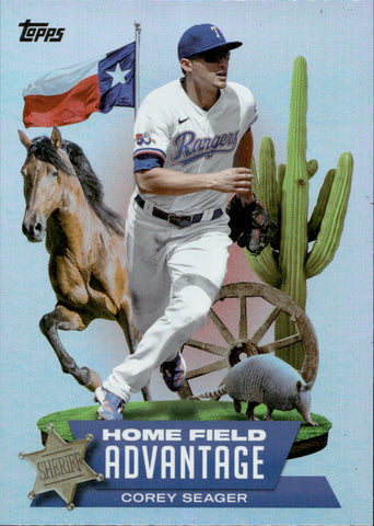 2022 Corey Seager Topps Update Series HOME FIELD ADVANTAGE #HA-29 Texas Rangers