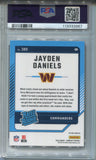 2024 Jayden Daniels Donruss Optic PREVIEW RED WAVE RATED ROOKIE RC PSA 9 #389 Washington Commanders