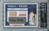 2004 Steve Carlton Playoff Absolute TOOLS OF THE TRADE DUAL BAT JERSEY AUTO 08/10 AUTOGRAPH RELIC ARENA CLUB 8.5/10 #TT-137 Philadelphia Phillies HOF 1534