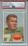 1960 Marion Campbell Topps PSA/DNA AUTHENTIC AUTO AUTOGRAPH #90 Philadelphia Eagles 8321