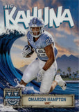 2024 Omarion Hampton Bowman Chrome University BIG KAHUNA ROOKIE RC #BK4 Los Angeles Chargers