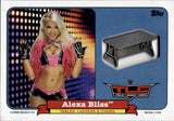 2018 Alexa Bliss Topps Heritage WWE TLC COMMEMORATIVE MEDALLION RELIC #CTM-AB Friday Night Smackdown