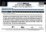 2025 Victor Mesa Jr. Topps Update Series RED FOIL ROOKIE 3/5 RC #US220 Miami Marlins