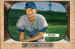 1955 Don Hoak Bowman #21 Brooklyn Dodgers BV $20
