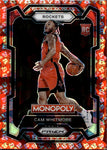 2023-24 Cam Whitmore Panini Prizm Monopoly FREE PARKING ROOKIE Washington Wizards #31