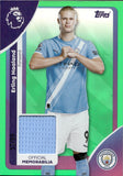 2025-26 Erling Haaland Relic Topps Premier League #RE-EH 53/99 GREEN FOIL MANCHESTER CITY