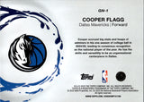 2025-26 Cooper Flagg Topps GENERATION NOW HOLO FOIL ROOKIE Dallas Mavericks #GN-1 1