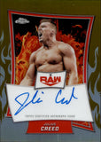 2025 Julius Creed Topps Chrome GOLD REFRACTOR AUTO 30/50 #RBA-JLS