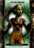 2022 Hera Syndulla Topps Masterwork GREEN 54/99 #80